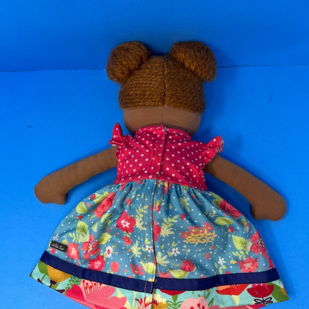 Matilda Jane Olivia Rag Doll 19 Inch Multicolor Floral Polka Dot Dress 28514A - Picture 4 of 16